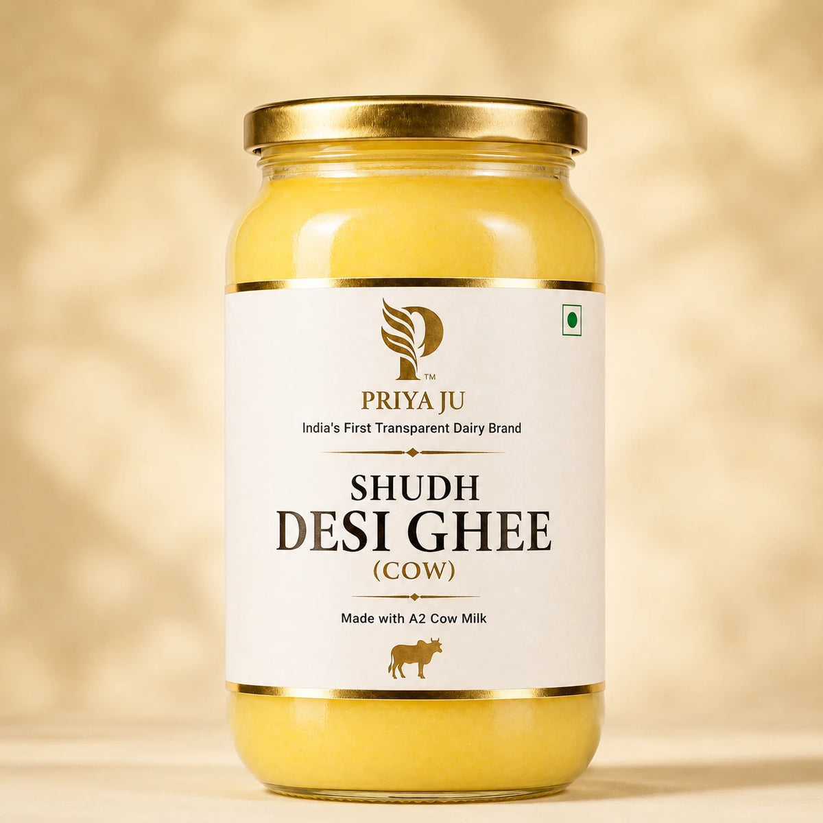 A2 Cow Desi Ghee- Glass jar
